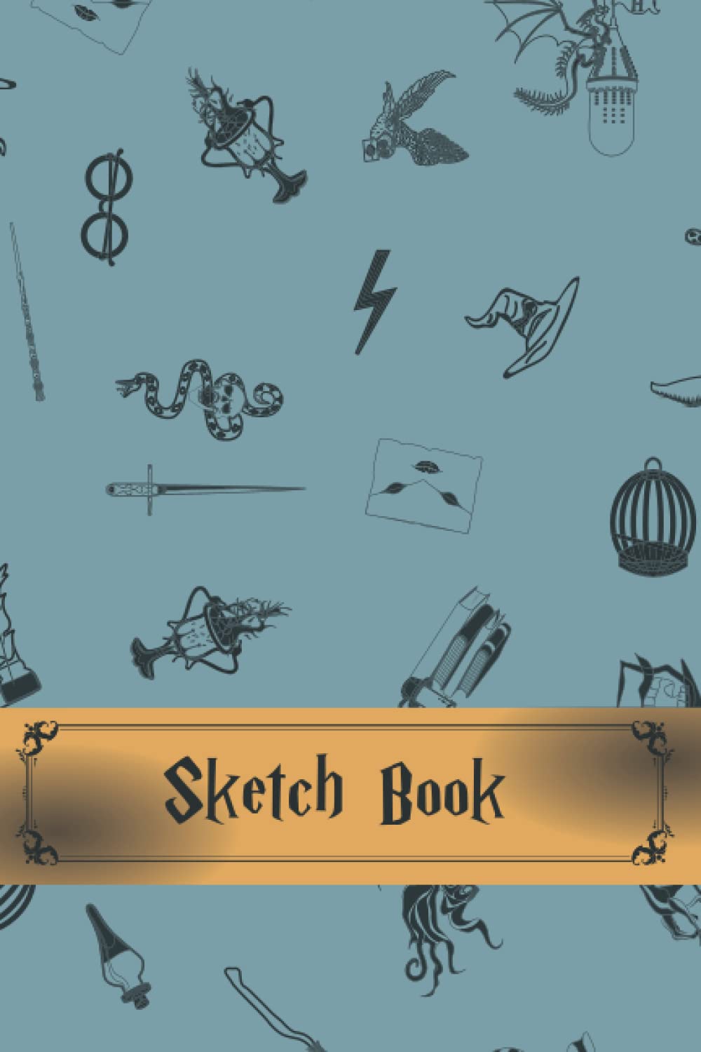 Independently published Sketchbook: Wizard Inspired Drawing Book Blank for Sketching, Doodling & Journaling | Suitable for Kids of All Ages | Small Size 6 * 9