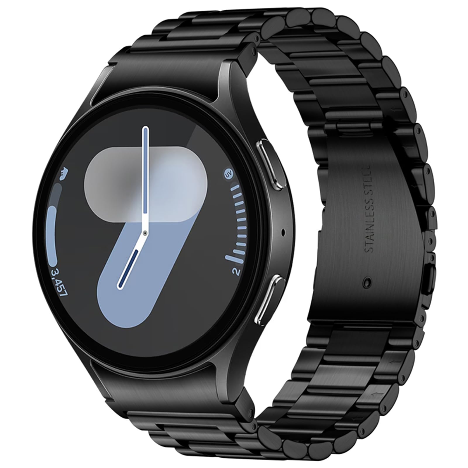 Compatible with Samsung Galaxy Watch 7 Strap 40mm 44mm/Galaxy Watch 6 Classic 43mm 47mm/Watch 4 Classic 42mm 46mm/Galaxy Watch 5 pro 45mm Metal Solid Business Galaxy 6/5/4 Watch Belts-image-21
