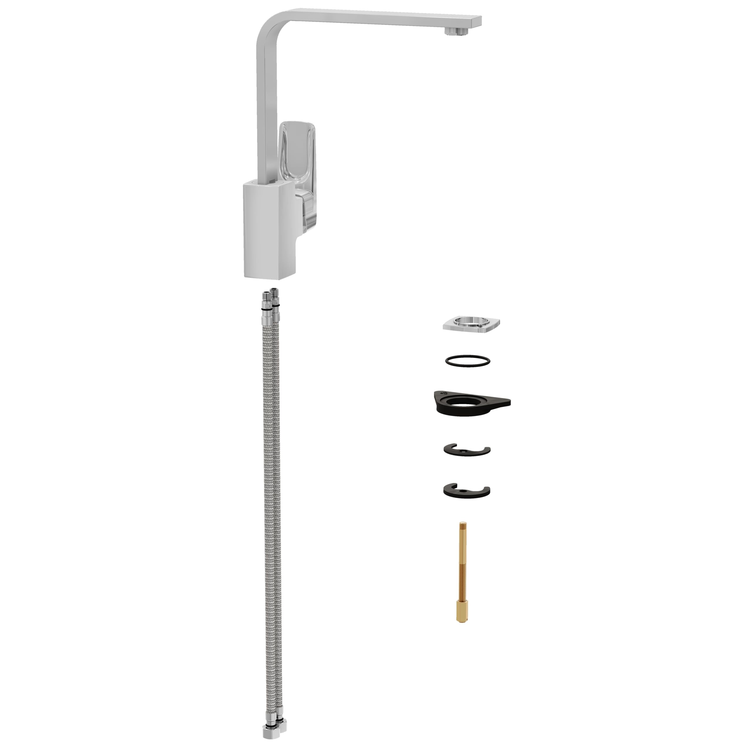 Artema Root Square A42753 Eviye Bataryası, Krom