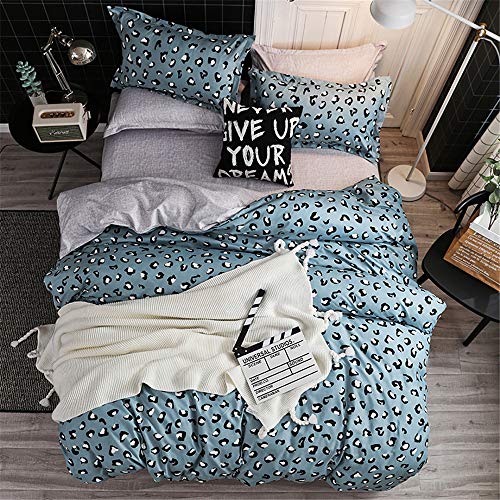 Linge de lit 4 pièces microfibre hypoallergénique 140x200cm - 2