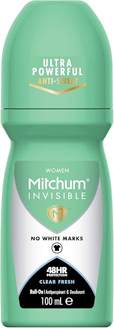 Mitchum Invisible Women 48HR Protection Roll On Deodorant & Anti-Perspirant, 100ml