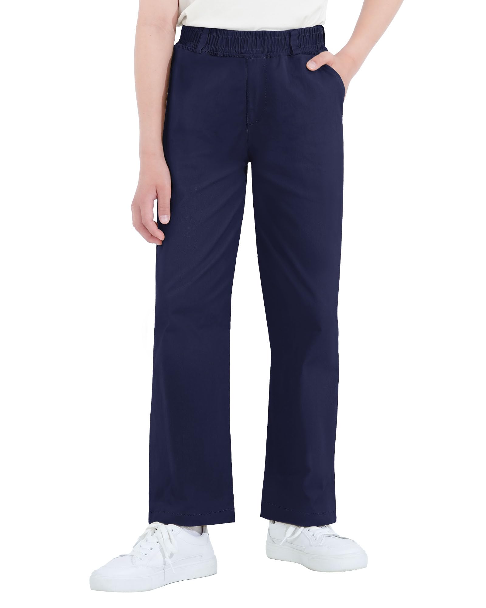 KEREDA Pantalones niños Pantalones Cargo niños Pantalones Chinos Pantalones Jogging algodón 134-176