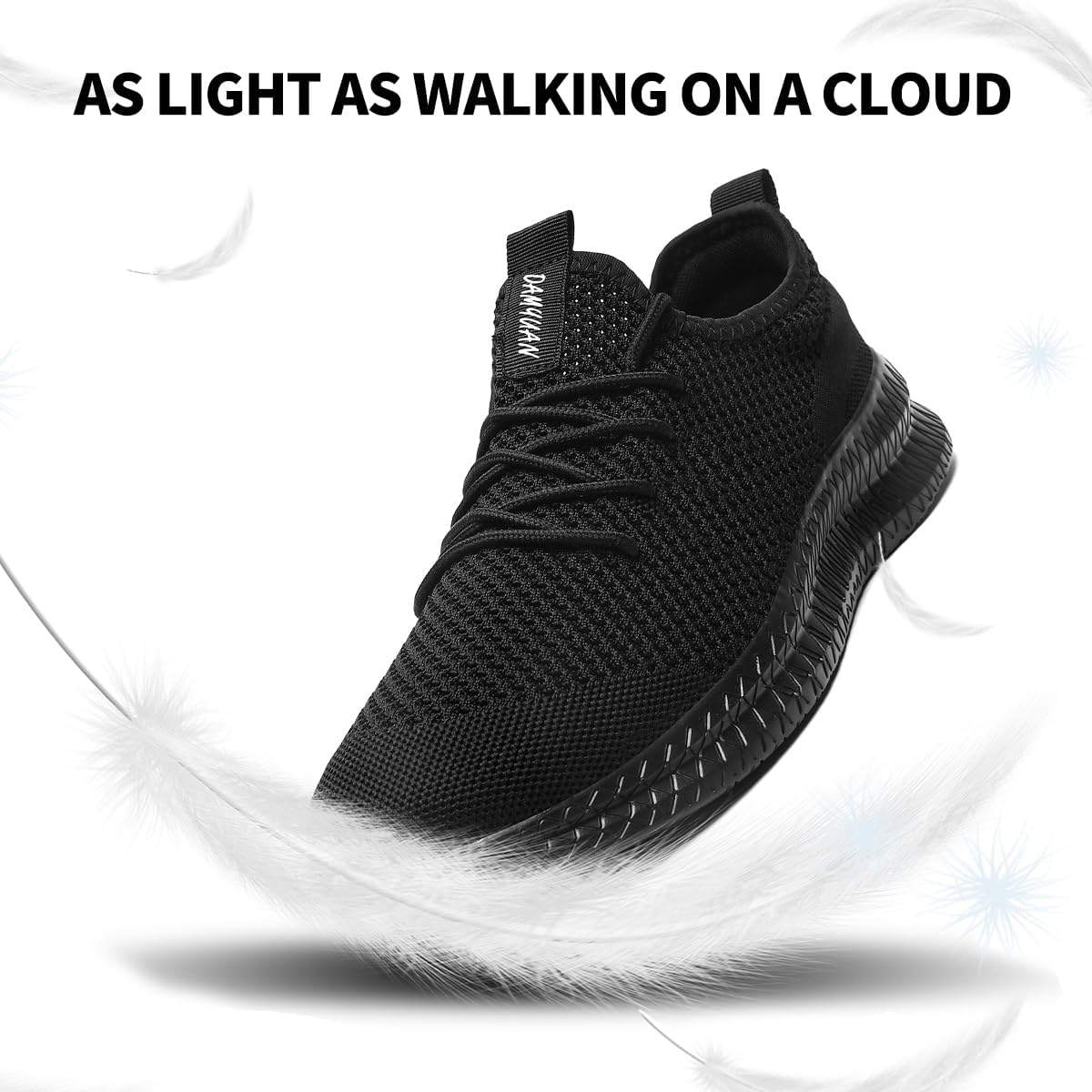 Men's Walking Running Shoes Slip On Sneakers Non Slip Athletic Sports Tennis Fitness Casual Workout Gym Shoes Lightweight Trainers Fashion Soft Comfortable Shoe