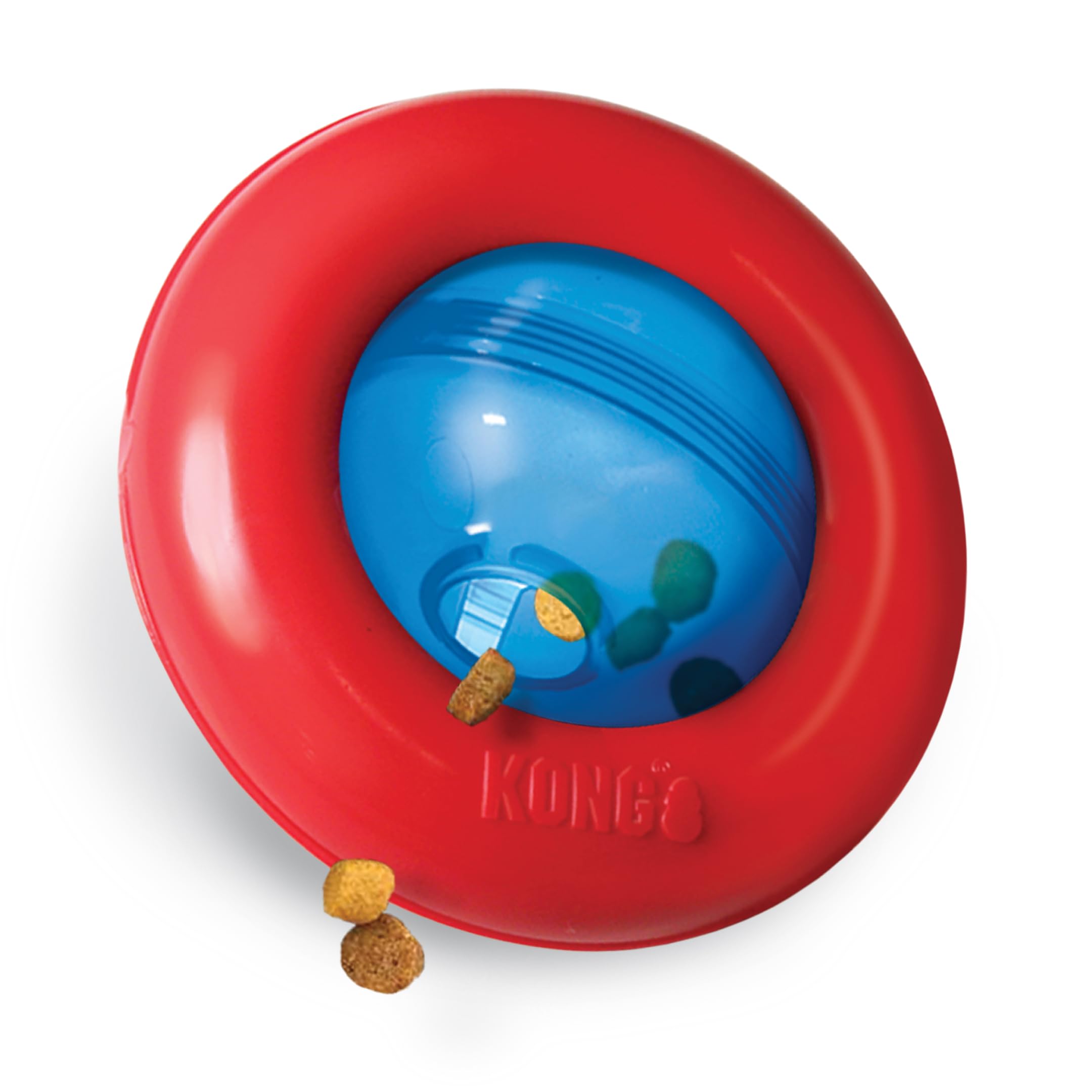 KONG Gyro - Interactive Dog Toy for Treat Dispensing - Dog Slow Feeder for Healthy Eating - For Medium/Large Dogs