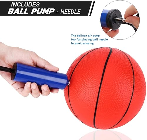 Miniatura 2 de TNELTUEB Reemplazo de baloncesto para piscina de 8.5 pulgadas, mini aro de pelota de baloncesto para interiores y exteriores, se adapta a todos los