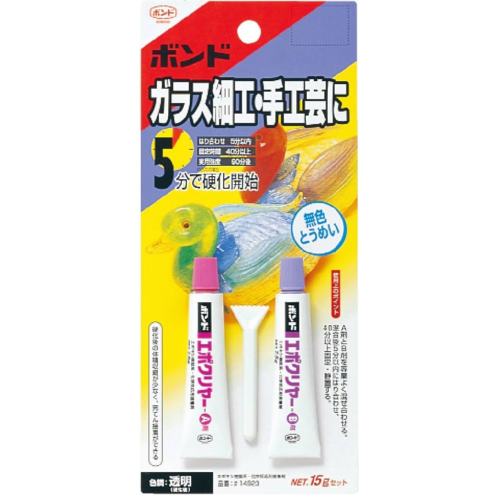 KOIWAN商品 Amazon | コニシ(KONISHI) ボンド エポクリヤー 15gセット