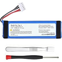 Upgraded Replacement Battery for JBL Flip 43000mAh Battery Compatible with JBL Flip 4 Special Edition GSP872693 01 with Repair Tool Kit