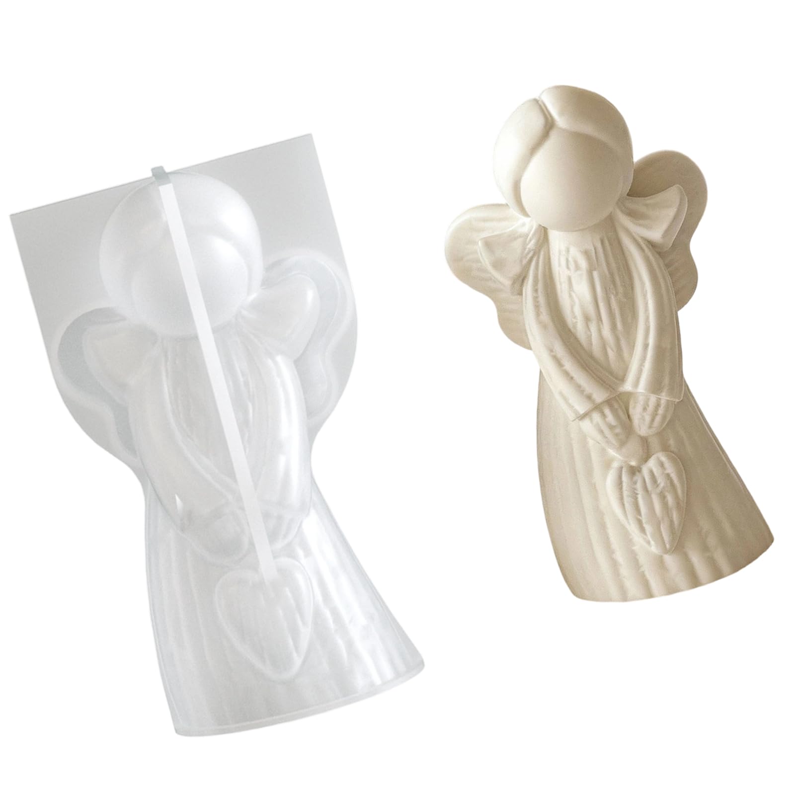 Kalttoy Angel Girl 001 Flexible Silicone Craft Mold Detailed Wing Designs For Scented Projects Kids Friendly Silicone