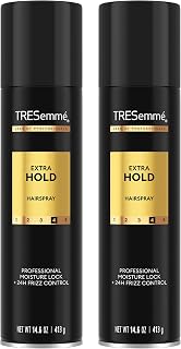 TRESemmé Extra Hold Hairspray 2-Pack, 14.6 oz - Firm Hold, Anti-Frizz, Moisturizing Humidity Protection for Smooth Styles