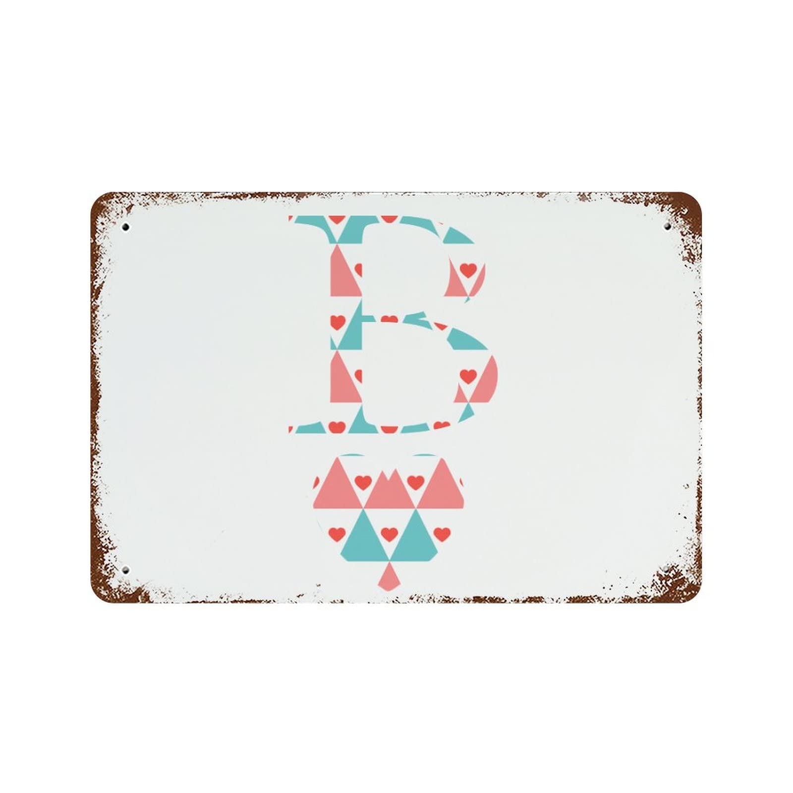 Lettre B en aluminium de mariage : le cadeau retro ideal pour personnaliser une fete ou un bar