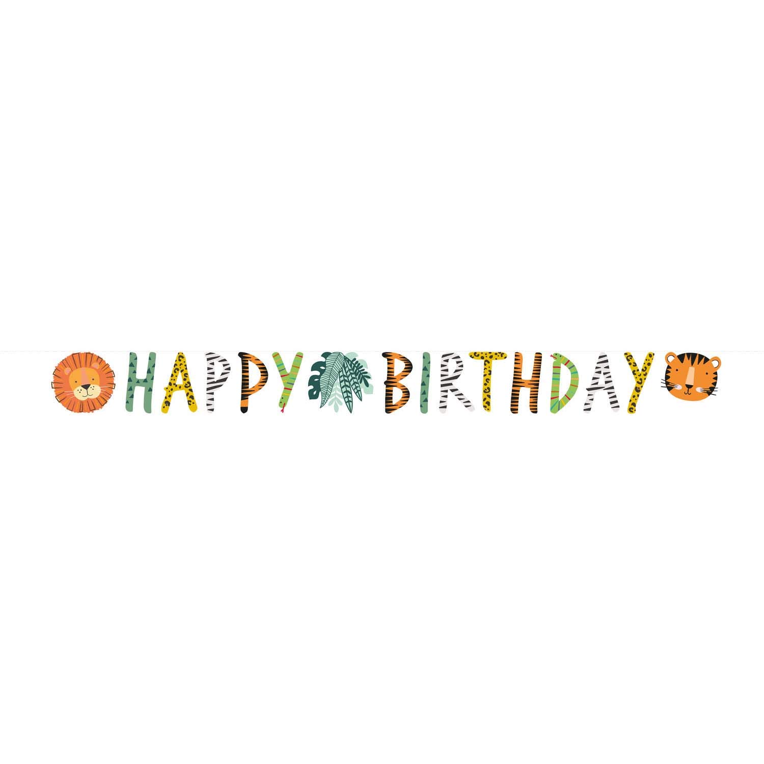 Amscan 'Happy Birthday' Letter Banner – Bunte Partydekoration Zum Aufhängen