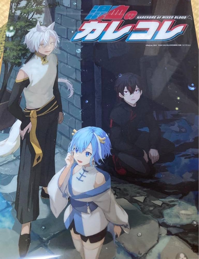 混血のカレコレ 100万人記念クリアファイル 非売品