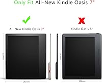 Vista 6 de Young me - Funda para Kindle Oasis (9ª generación, versión 2017), funda protectora de gel TPU para Kindle Oasis E-Reader de 7 pulgadas (verde)