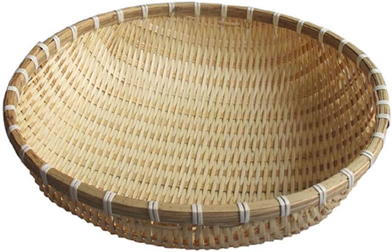 Natural Handmade Woven Bamboo Basket Tray U Shape Holder Food Deep Basket Size 6" 7" 8" 9" 10" 11" 12" 13" 14" up to 20inches Available for Customizing Bulk (30cm/12")
