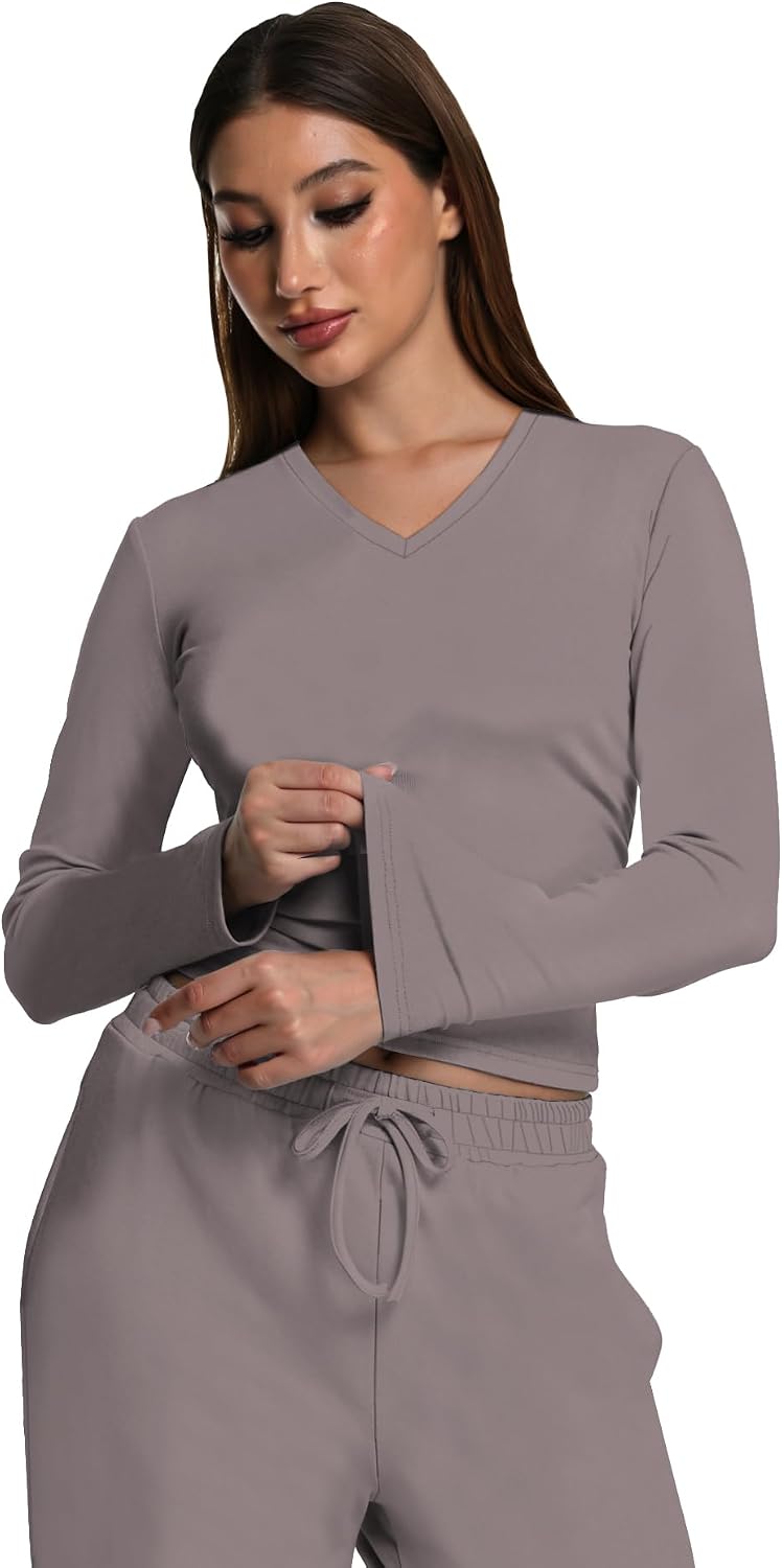 Kivdol 2 Piece Lounge Sets for Women Fall Outfits Fashion Two Piece Sweatsuits Business Casual Outfits Clothes