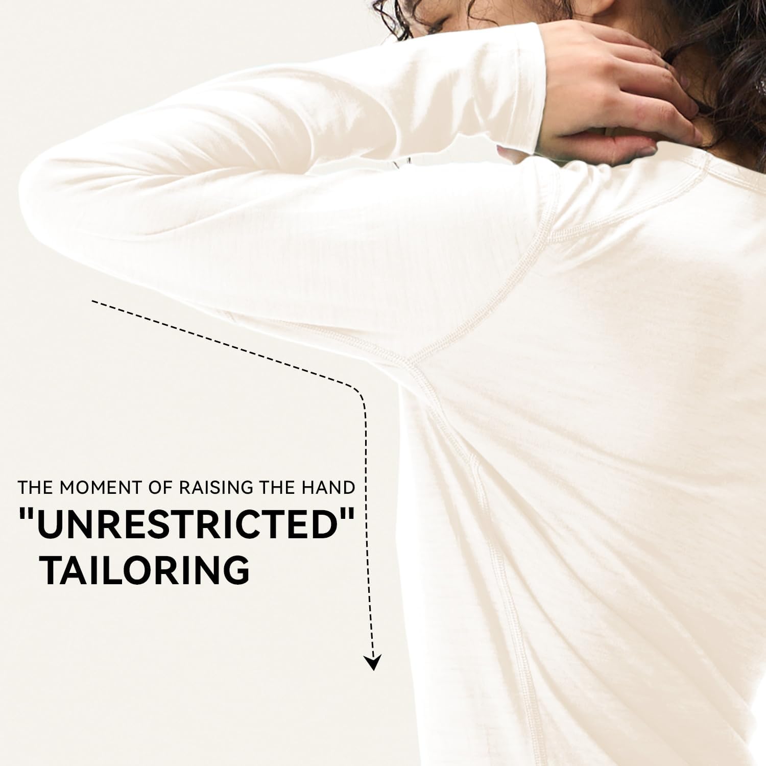 Women’s 100% Merino Wool Base Layer Long Sleeve Top, Soft 15.5 Micron Thermal Shirt.