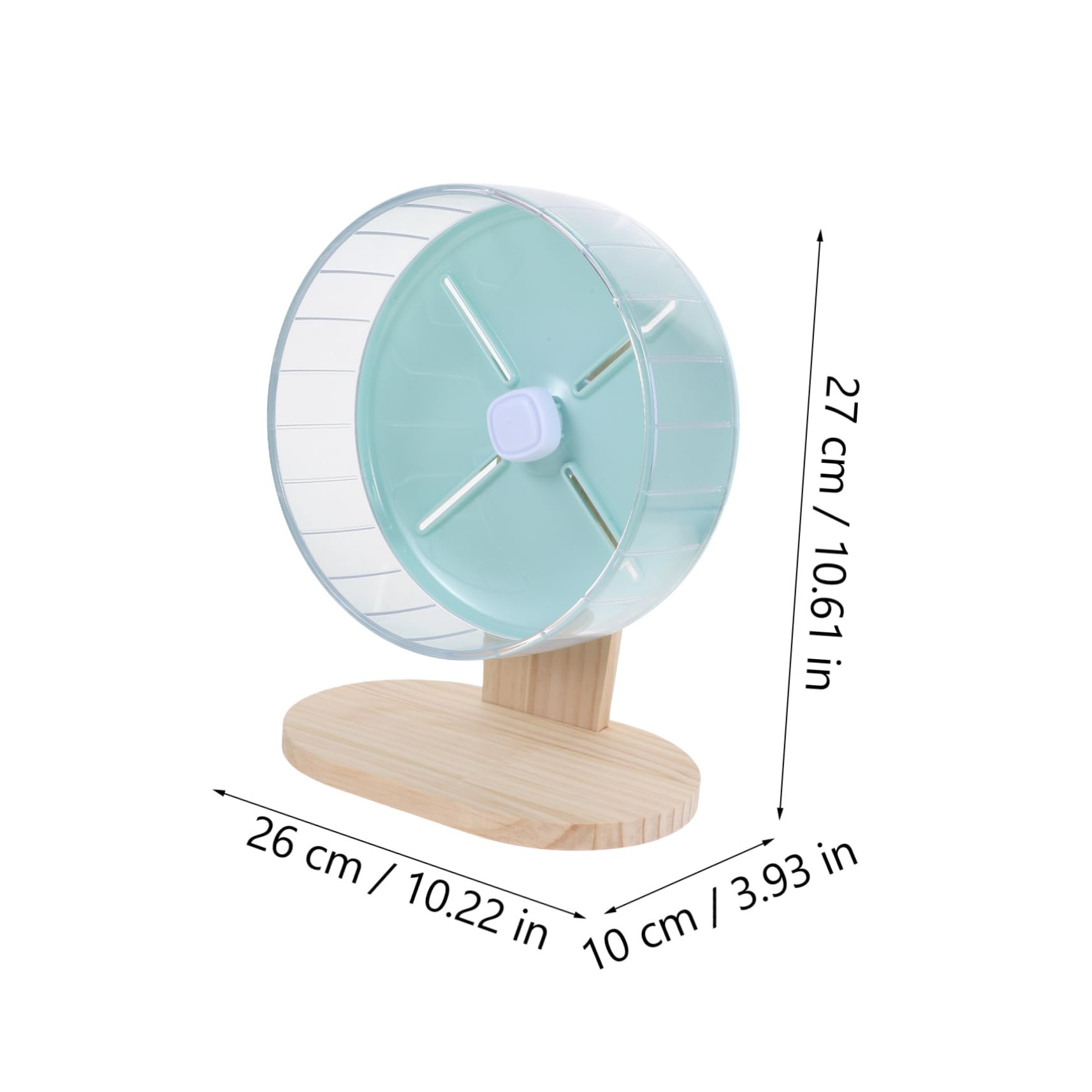 TOYANDONA Roue Silencieuse pour Hamster Stable Sol pour Rats Et Chinchillas Roue Décorative pour Cage Compacte Bruit