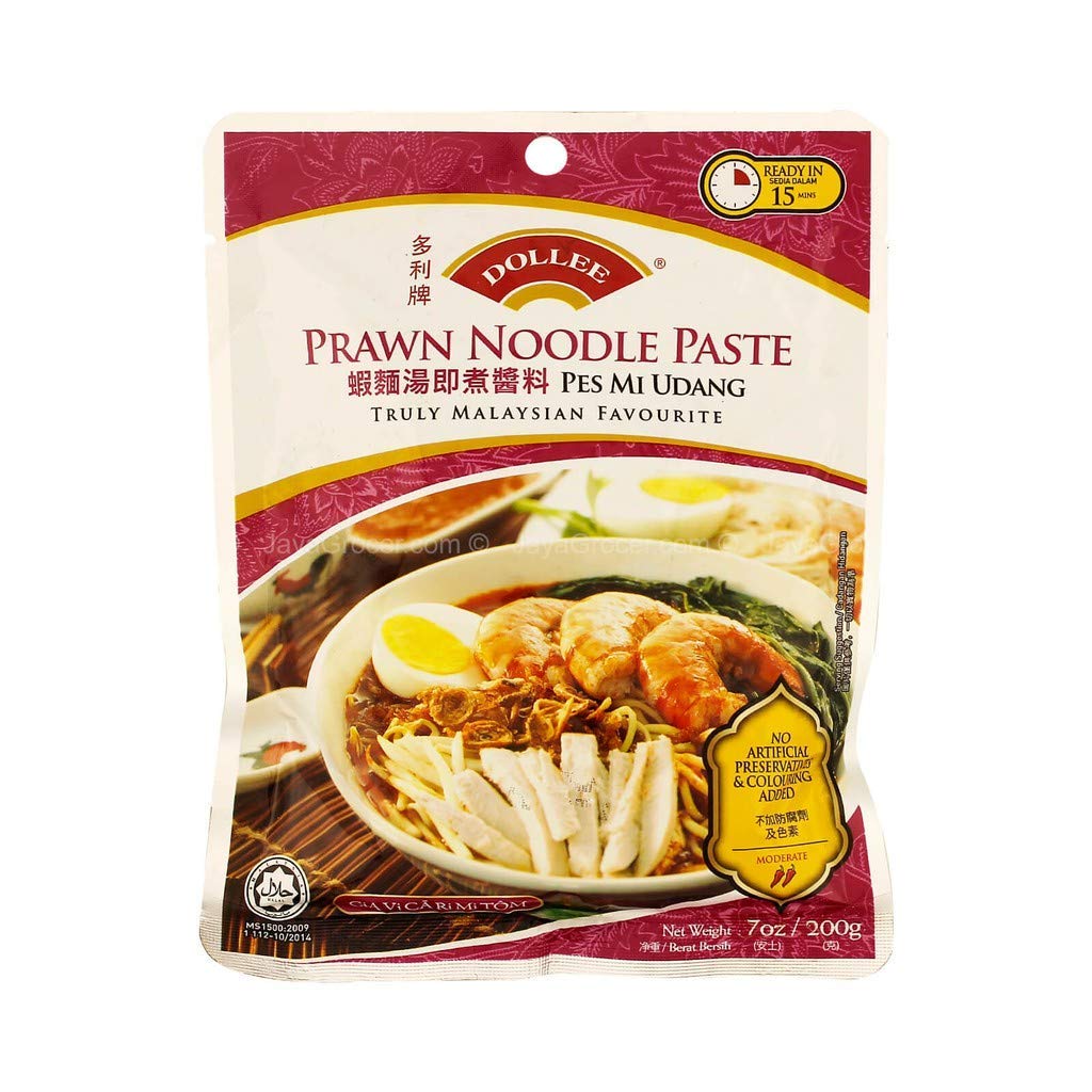 Buy DOLLEE Prawn Noodle Paste 200g Prawn Noodle is a flavourful Spicy