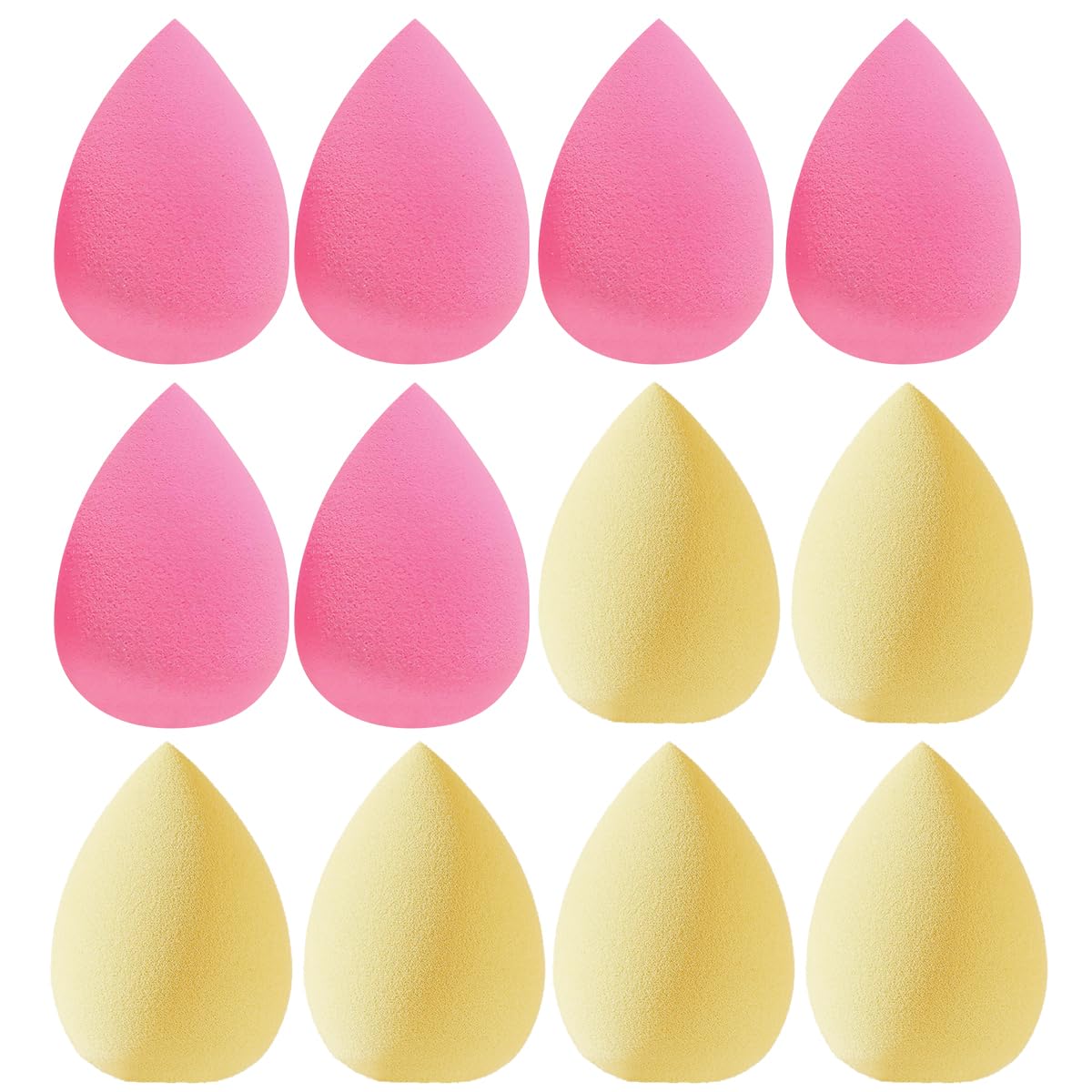 ECVVBeauty Blender Complexion Sponge – Pack of 12 Beauty Sponge Foundation Blending Sponge Ideal for women Makeup Highlighters, Powder, Cream or Liquid Application
