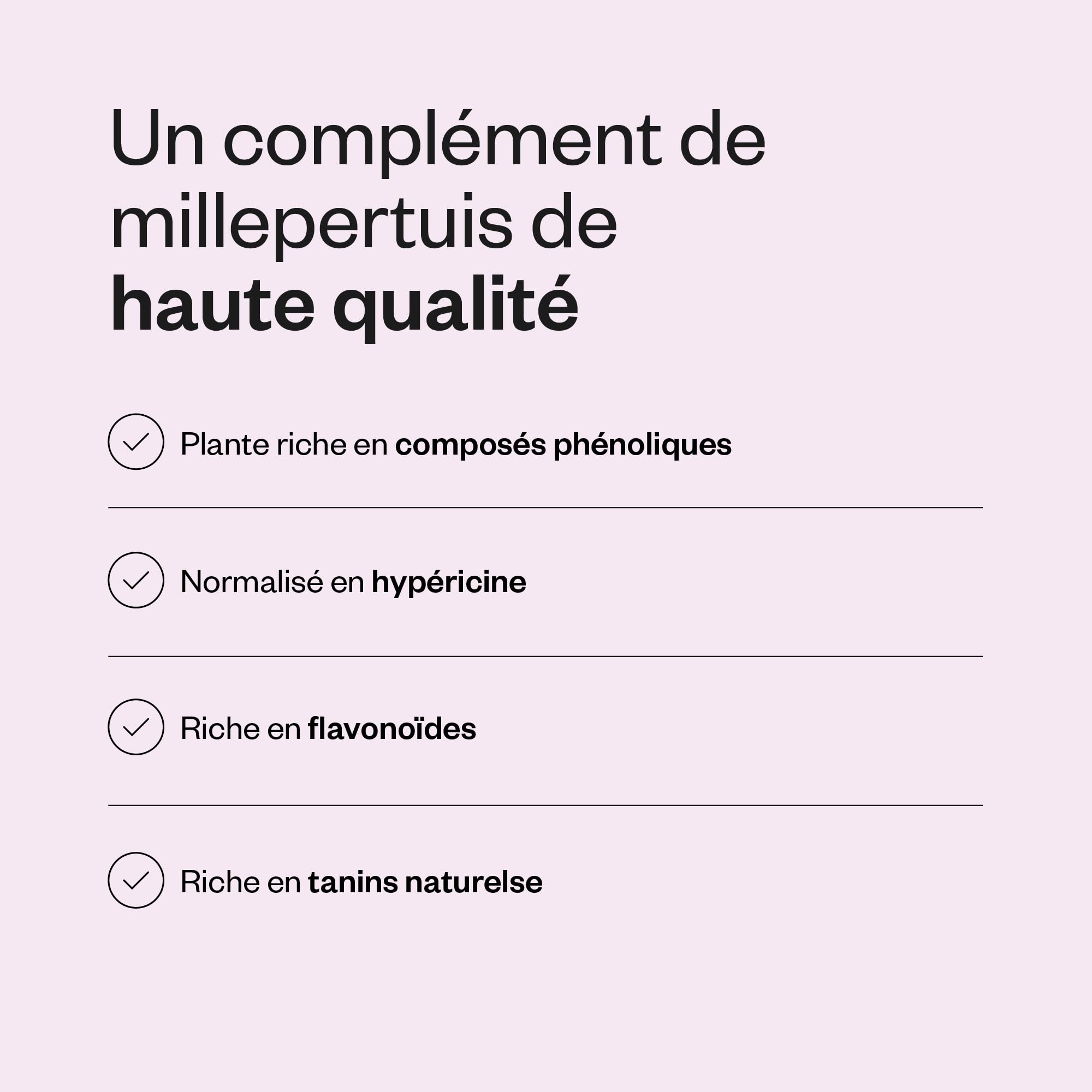 St John's Wort Extract - Extrait de Millepertuis - Concentré d'Hypéricine (0,3%) - Contribue à Améliorer l’Humeur - Aide à Atténuer les Problèmes de Sommeil - Vegan - Sans Gluten - SuperSmart