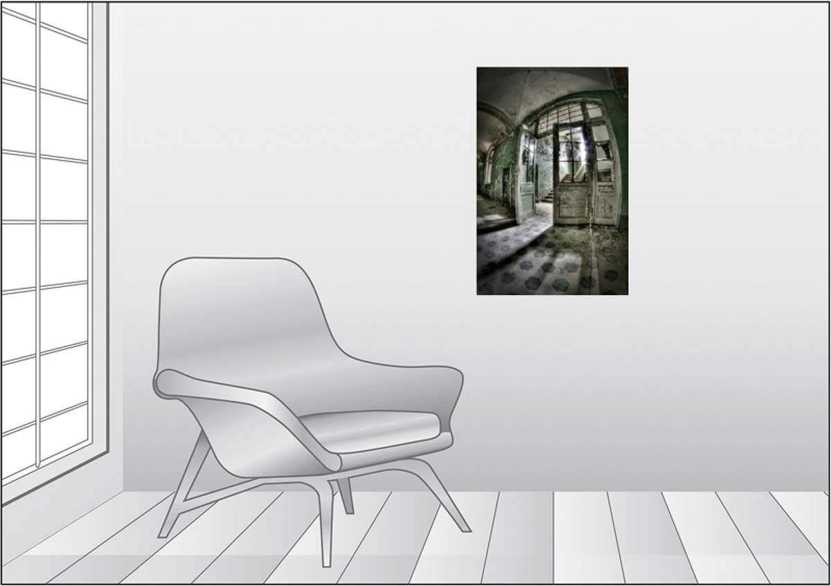 Premium Textil-Leinwand 50 x 75 cm Hoch-Format Lost Places Vergessene Orte | Wandbild, HD-Bild auf Keilrahmen, Fertigbild auf hochwertigem Vlies, Leinwanddruck von Stanislaw´s Photography