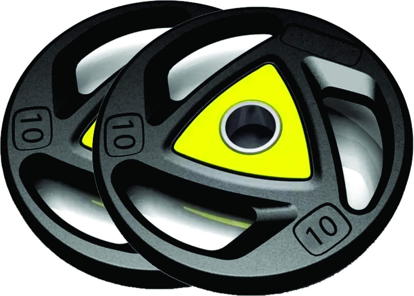 GAMMA FITNESS OLYMPIC RUBBER COATED WEIGHT PLATES 10 KG X 2 PC FOR DUMBBELLS OR OLYMPIC BAR - HIGHLY DURABLE COMMERCIAL GRADE | ORP-05 (B093F1TRH5) Amazon Price History, Amazon Price Tracker