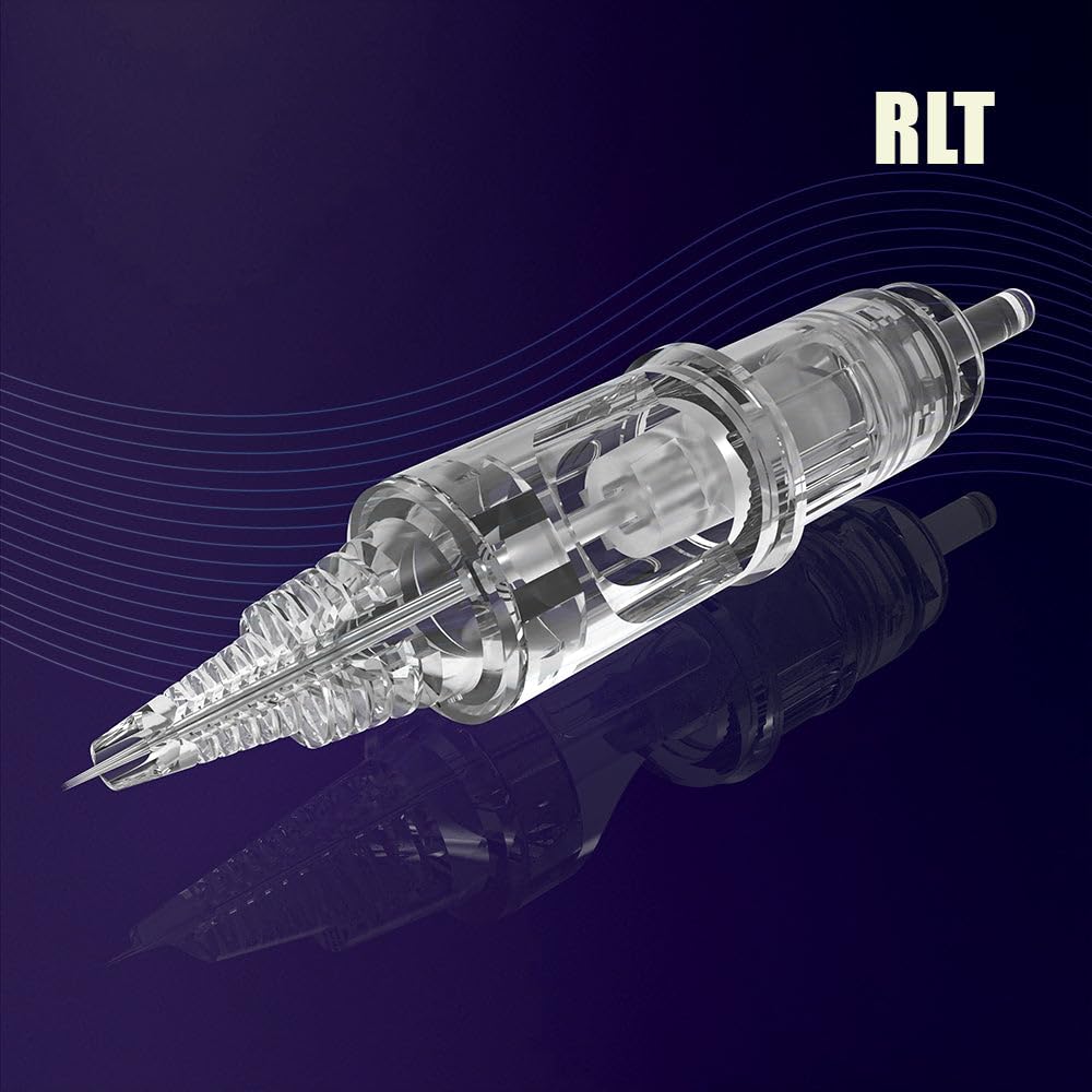 T&T AWE Tattoo-Nadeln – runder Liner, runder Shader und Magnum-Patronen, 20 Stück pro Box, langlebiger Edelstahl, kompatibel mit großen Tätowiermaschinen (AMZ-A1007RL)