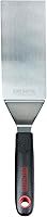 Vista 5 de Chef Master 90283 - Espátula giratoria para hamburguesas de alto calor, hoja de 4.92 x 2.76 pulgadas, mango resistente al calor, agarre