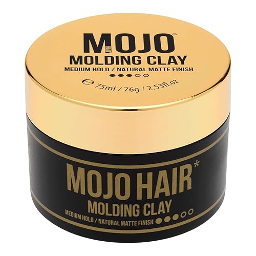 Arcilla moldeadora, arcilla para el cabello para todos los estilos de cabello de hombres, reestiliza una y otra vez, productos para el cabello de