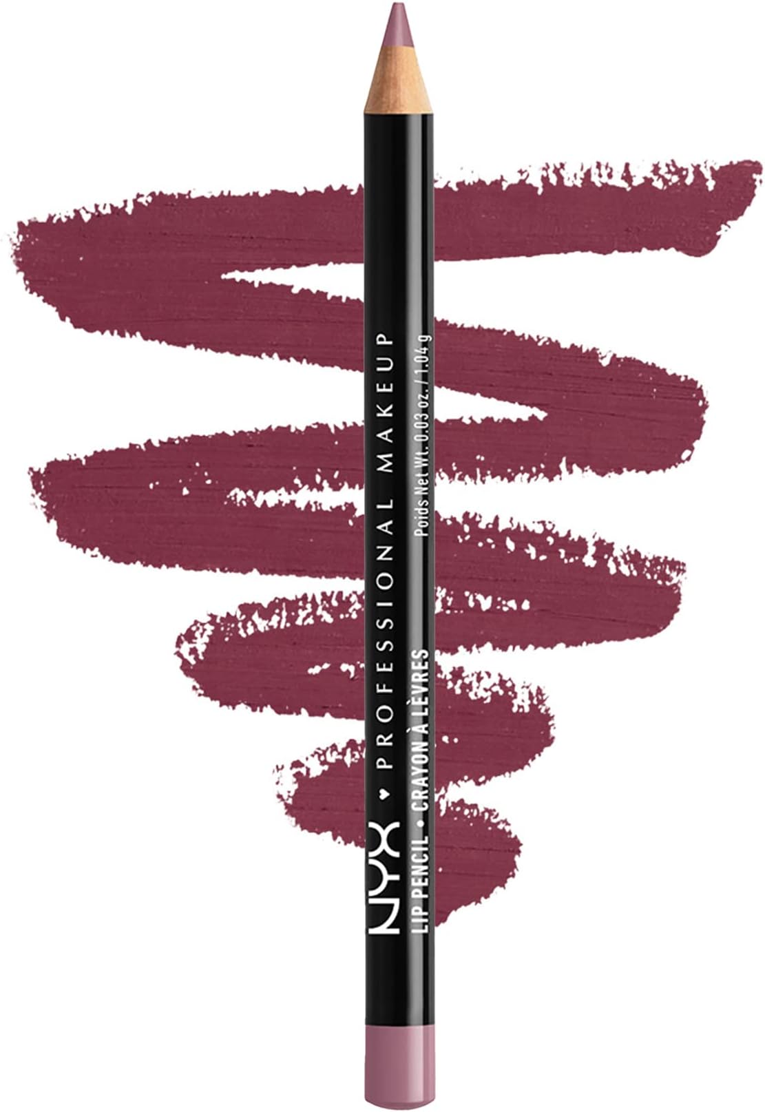 NYX PROFESSIONAL MAKEUP Slim Lip Pencil, Long-Lasting Creamy Lip Liner - Prune