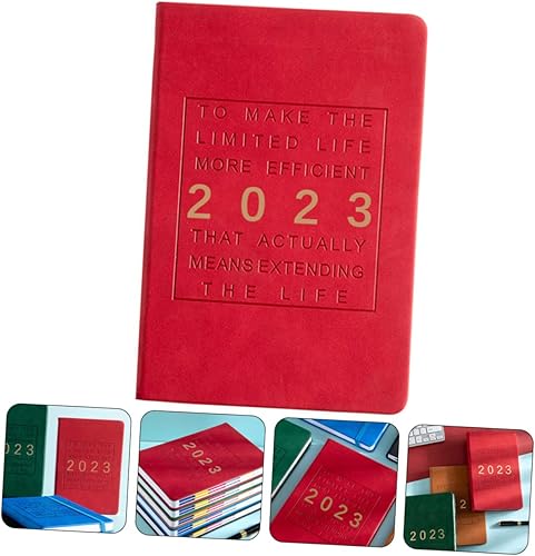 Miniatura 3 de Agenda 2023, cuaderno para el trabajo, bloc de notas para el trabajo, libretas de escritura de trabajo, bloc de notas, planificador de horario 2023,