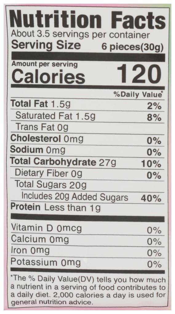 UHA Mikakuto Soft Candy with Gummy Bits, 4 Fruit Flavors, 3.52 Ounce, Pack of 6