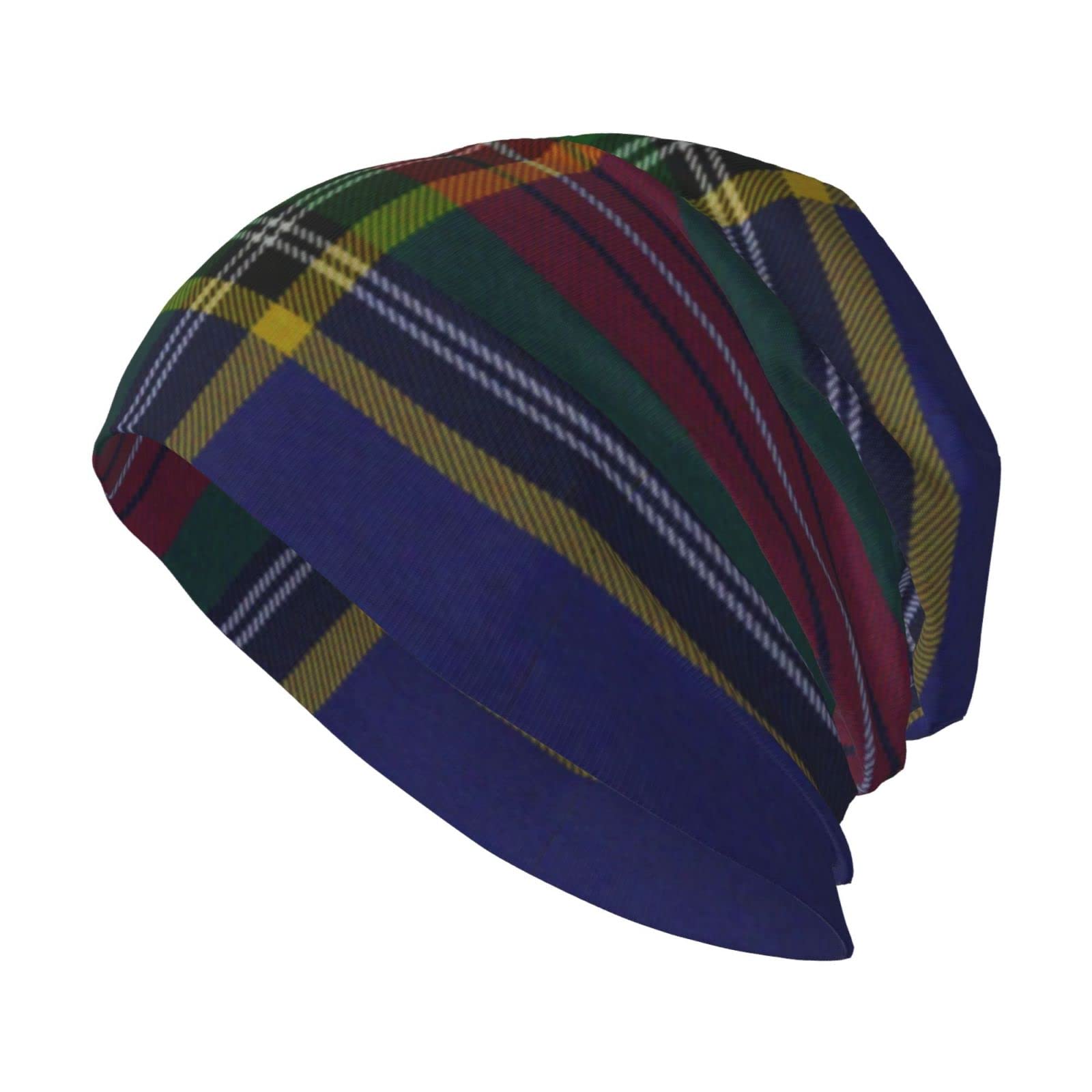 Oudrspo Unisex Beanie Hat MacBride Tartan Warm Slouchy Knit Hat Headwear Gift for Adult