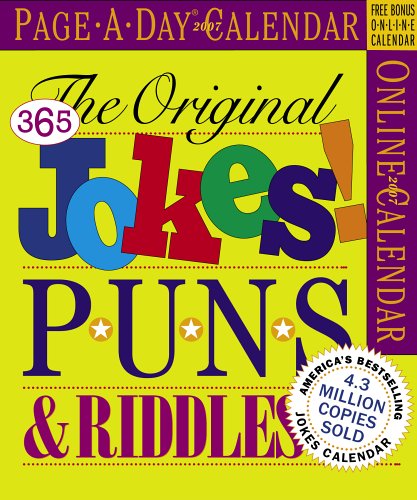 365 Riddles The Original 365 Jokes! Puns & Riddles 2007 Calendar : Amazon.in: Books