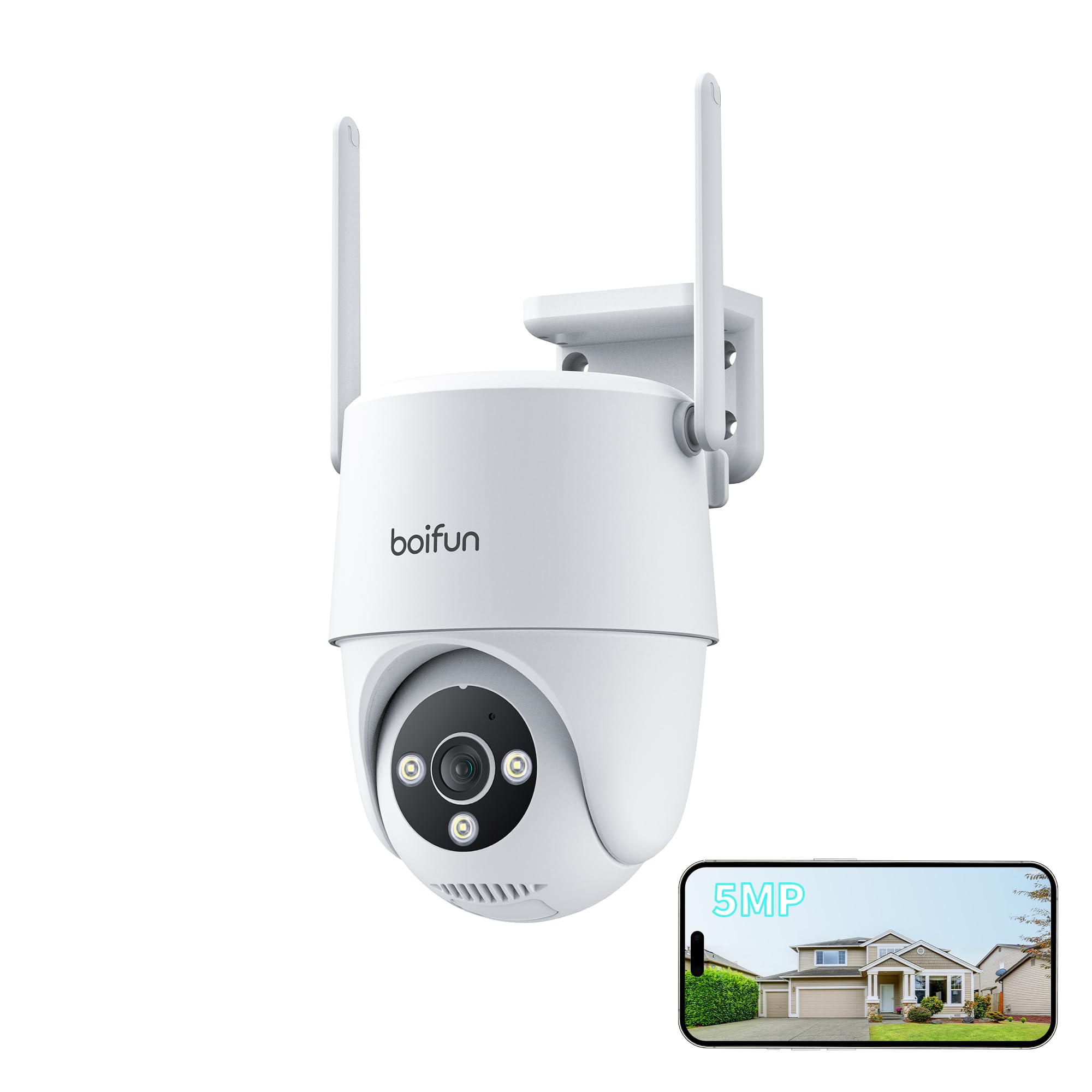 Amazon.co.jp: 【5MP超高画素・2.4と5GhzWiFi対応】BOIFUN 2025最新