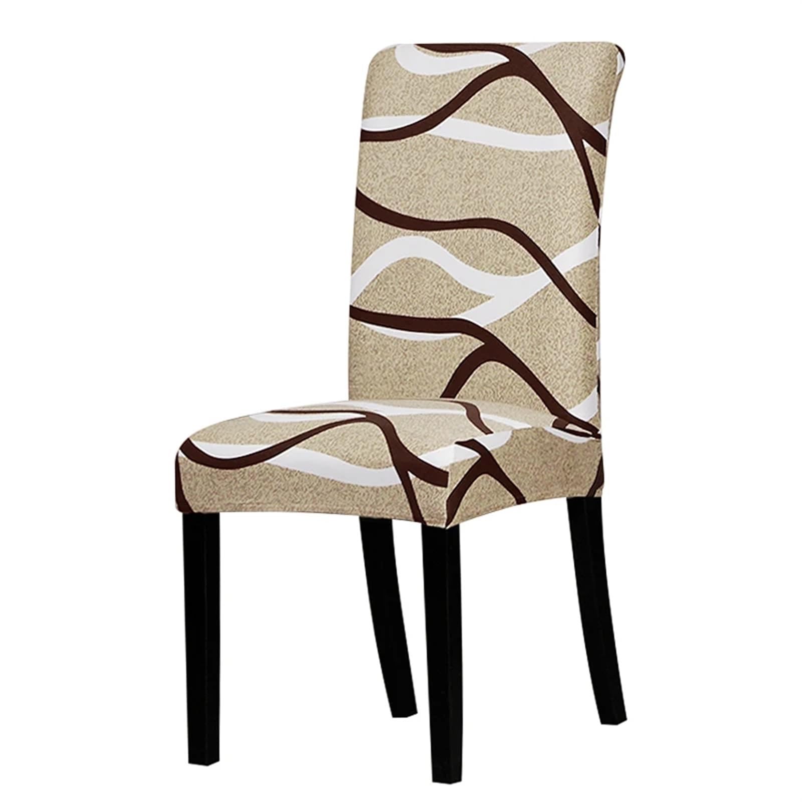 QXBFNDC Chair Covers Printed Stretch Chair Cover Elastic Seat Chair Covers Office Chair Slipcovers Restaurant Banquet Hotel Home Decoration(125845)