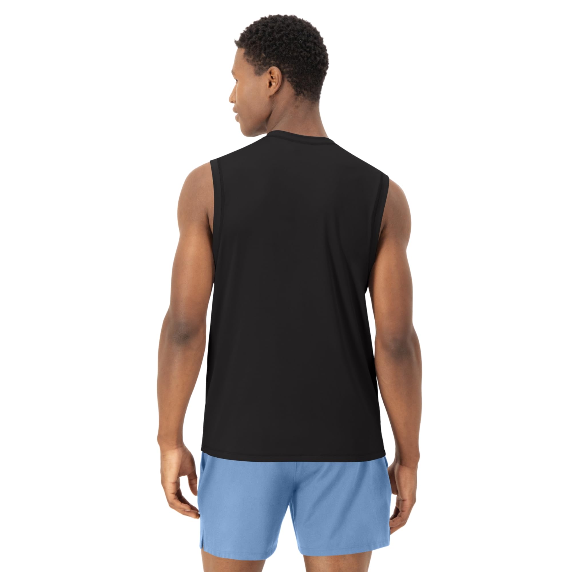 Hanes Męski tank top typu Moves Tank, Performance Tank Top, odprowadzający wilgoć 4-kierunkowy tank top dla mężczyzn, 4-kierunkowy stretch (1 opakowanie)