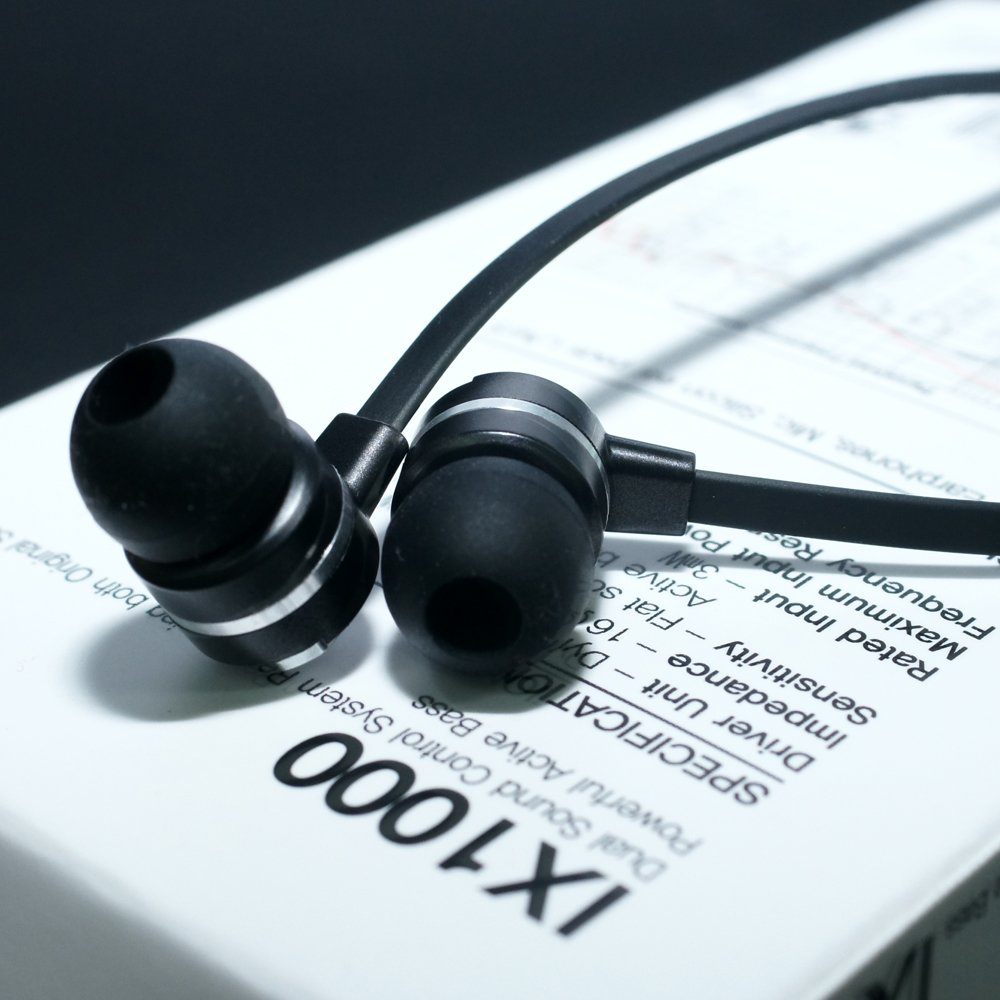 (未使用･未開封品)　 MUIX Hi-Fi デュアルサウンド インイヤー イヤホン IX1000HE ブラック IX1000HE-BK bt0tq1u Amazon.co.jp: MUIX デュアルサウンド カナル型イヤホン IX1000