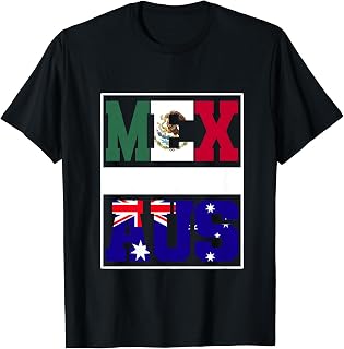 Half Mexican half Australian Mixed Heritage Mexico Australia T-Shirt