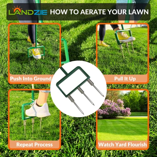 Image of Landzie - Lawn Aerator Replacement Tines, 3 Spike Tines