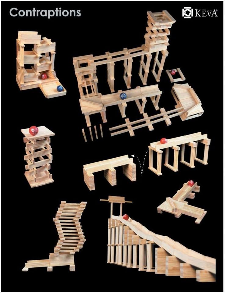 Bеѕt Dеаl MindWare KEVA Contraptions 400 Planks - Free-Form 3D Building for Kids - Create Your own Architecture Designs with Simple Wood Blocks & 2 Light-Weight Balls Buу 1 gеt 1 MindWare KEVA Contraptions 400 Planks - Free-Form 3D Building for Kids - Create Your own Architecture Designs with Simple Wood Blocks & 2 Light-Weight Balls