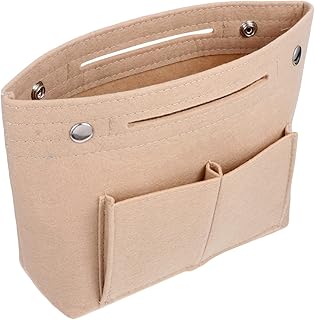 Beavorty Bolsa De Armazenamento De Feltro Bolsa De Maquiagem Grande Bolsa De Maquiagem De Viagem Grande Bolsa De Maquiagem De Viagem Bolsa De Maquiagem De Feltro Grande Bolsa De Beleza