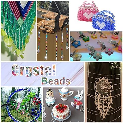 PandaHall Elite about 1350pcs 4mm AB Color Plated Bicone Faceted Glass Beads with 1mm Hole for bracelet Necklace Jewellery DIY Craft Making, 15 Mixed Colors