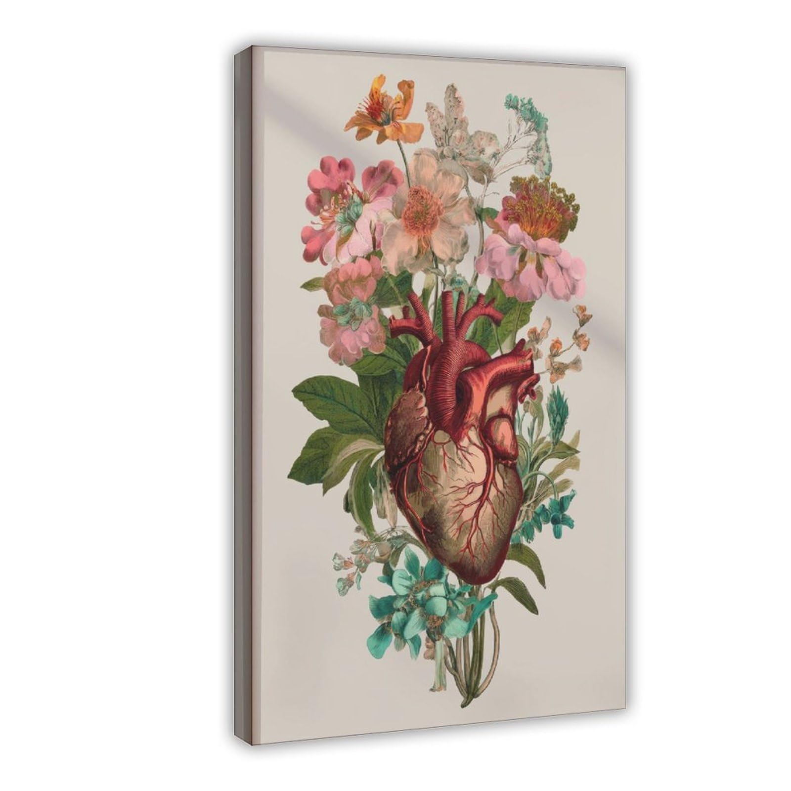 Bareronor Romantic Canvas Poster Bedroom Decor Landscape Office Room Decor Gift 24" L X 36" W