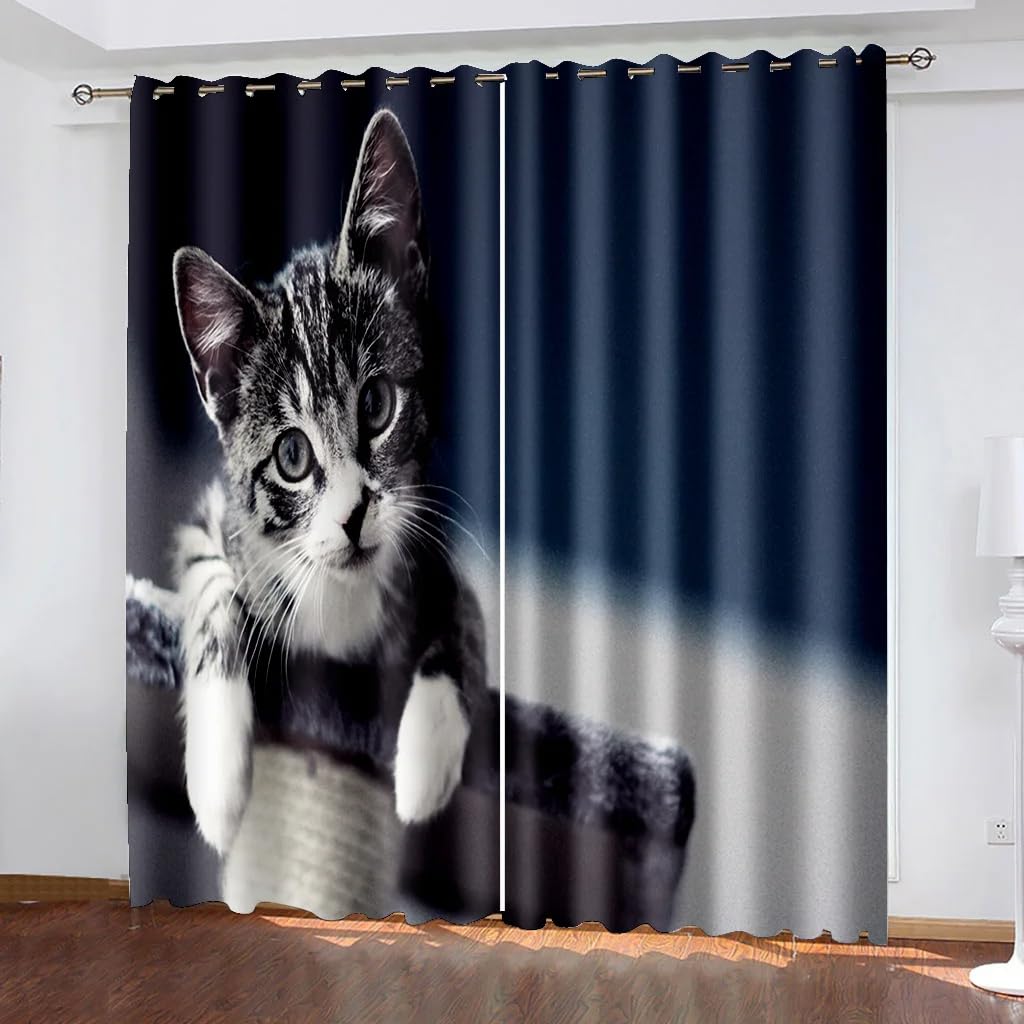 新品　カーテン　北欧　世界猫会議　ＷＣＣ　100cm　わちふぃーるど　ダヤン　猫 新品 カーテン 北欧 世界猫会議 WCC 100cm わちふぃーるど ダヤン