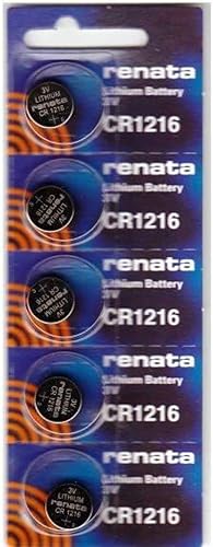 Miniatura 1 de Baterías de reloj CR1216 Renata, 5 piezas