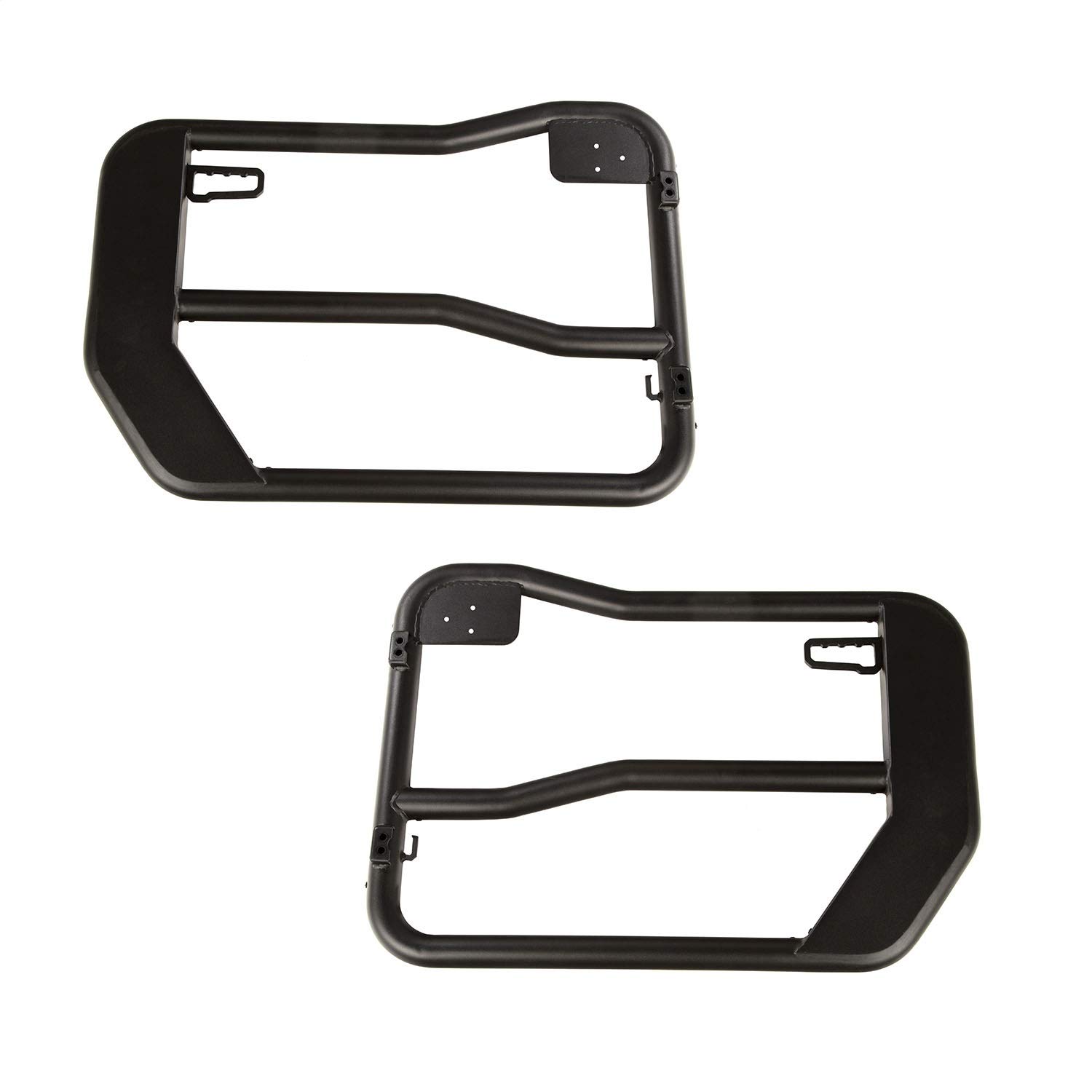 Rugged Ridge Fortis Tube Doors for Jeep Wrangler/Gladiator | Steel, Black | 11509.15 | Fits 2018-2025 Jeep Wrangler JL; 2020-2025 Jeep Gladiator JT
