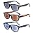 EYEGUARD 3 Pack Unisex Classic of Style Sunglasses Readers Outdoor Reading Glasses for Men and Women 1.75- Not Bifocals