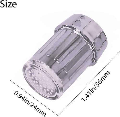Miniatura 2 de Luz LED de grifo de agua con gradiente sensible a la temperatura de 3 colores, color que cambia gradualmente para cocina y baño