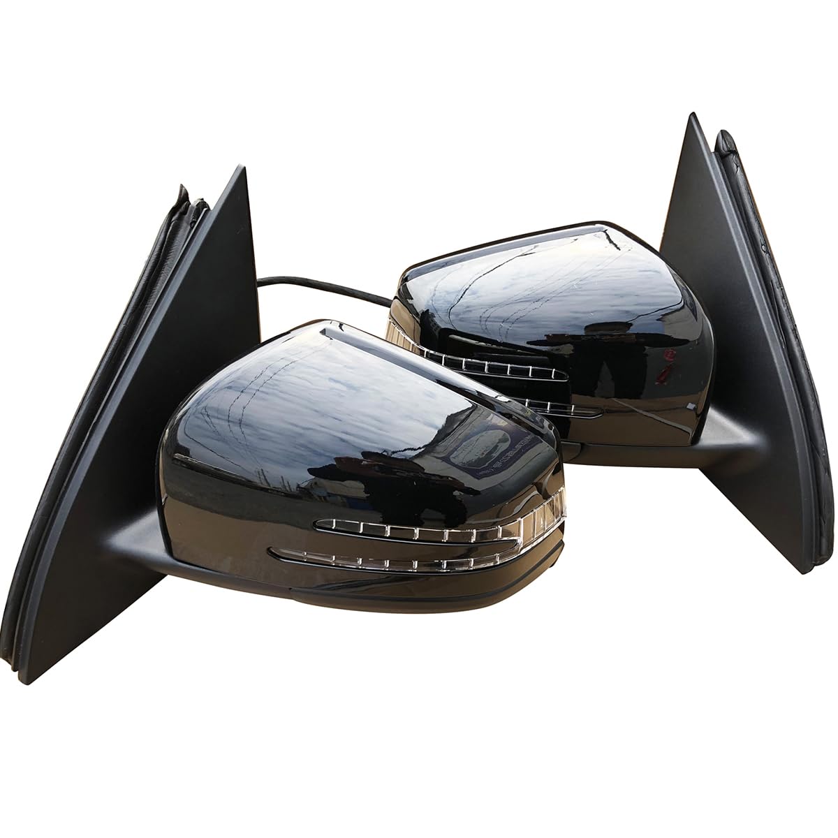 COLORINO W166 Car Side Door Mirrors Set Compatible with Mercedes Benz M & GLE and GL & GLS Class X166 ML300 ML350 GL350 GL450 GLE300 GLE350 GLS400